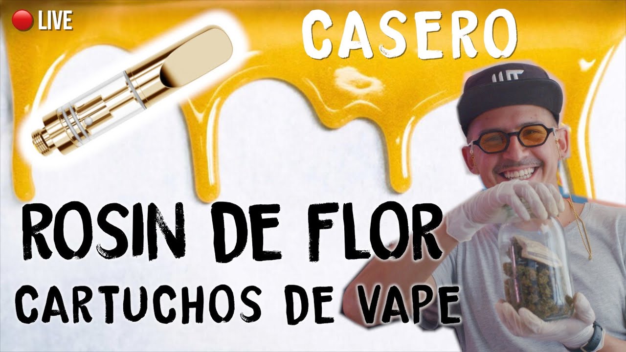 🔴LIVE Rosin Press y tutorial de cartuchos de vape con 