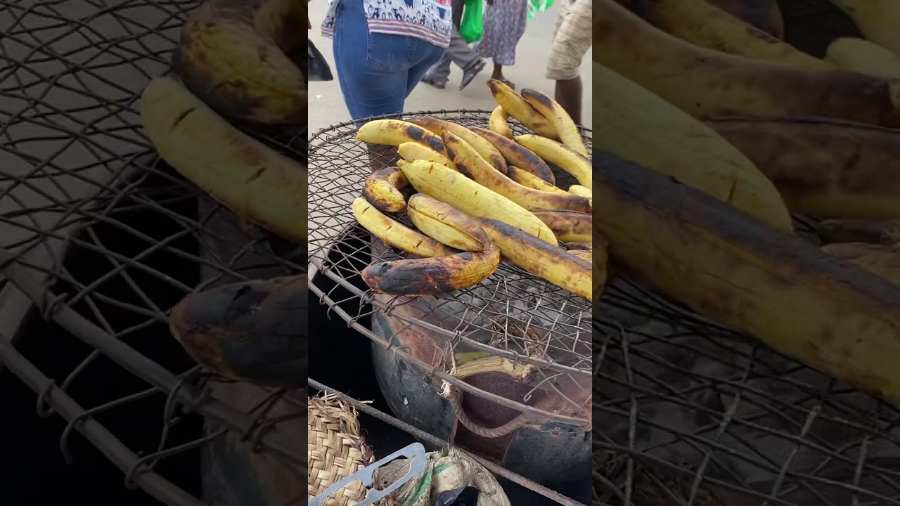 Boli, Roasted Plantain In Nigeria