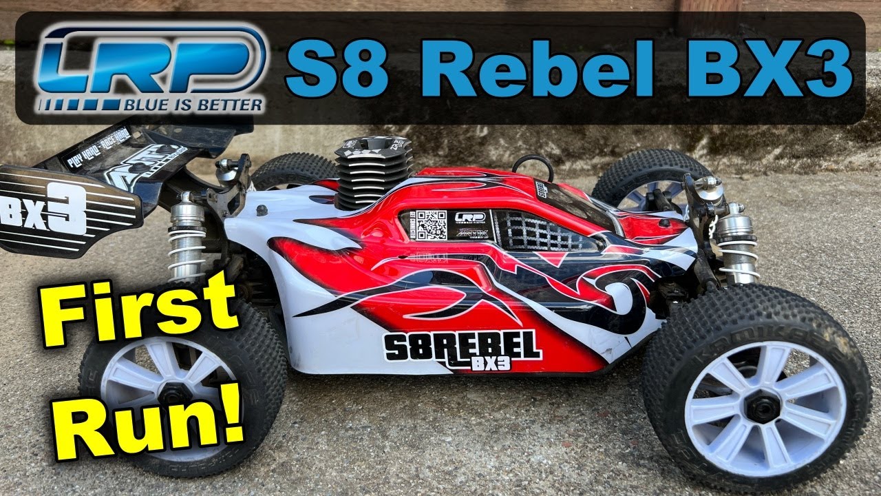 LRP S8 Rebel BX3 First Run! - Best entry-level Nitro Buggy?