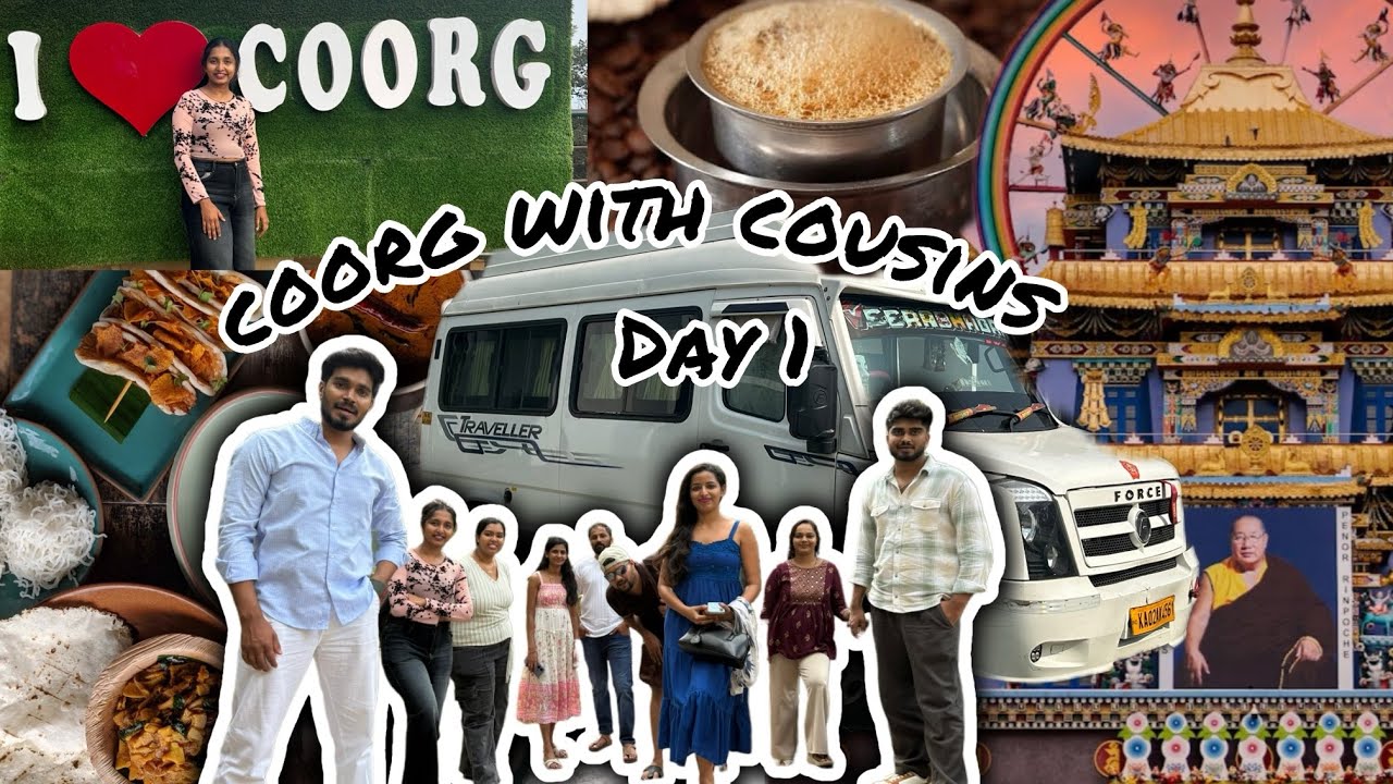 Coorg Trip Day 1 ❤️ | Road Trip Begins with Amazing Views 🚗🌿 | Travel Vlog India