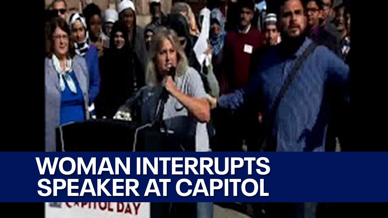 Christine Weick interrupts Texas Muslim Capitol Day speaker | FOX 7 Austin