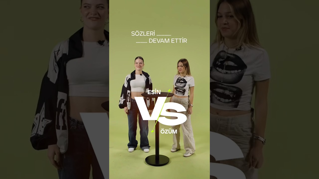 @OzumYildizeli VS Esin😍 #shorts #music #challenge #girlpower #sister #big5