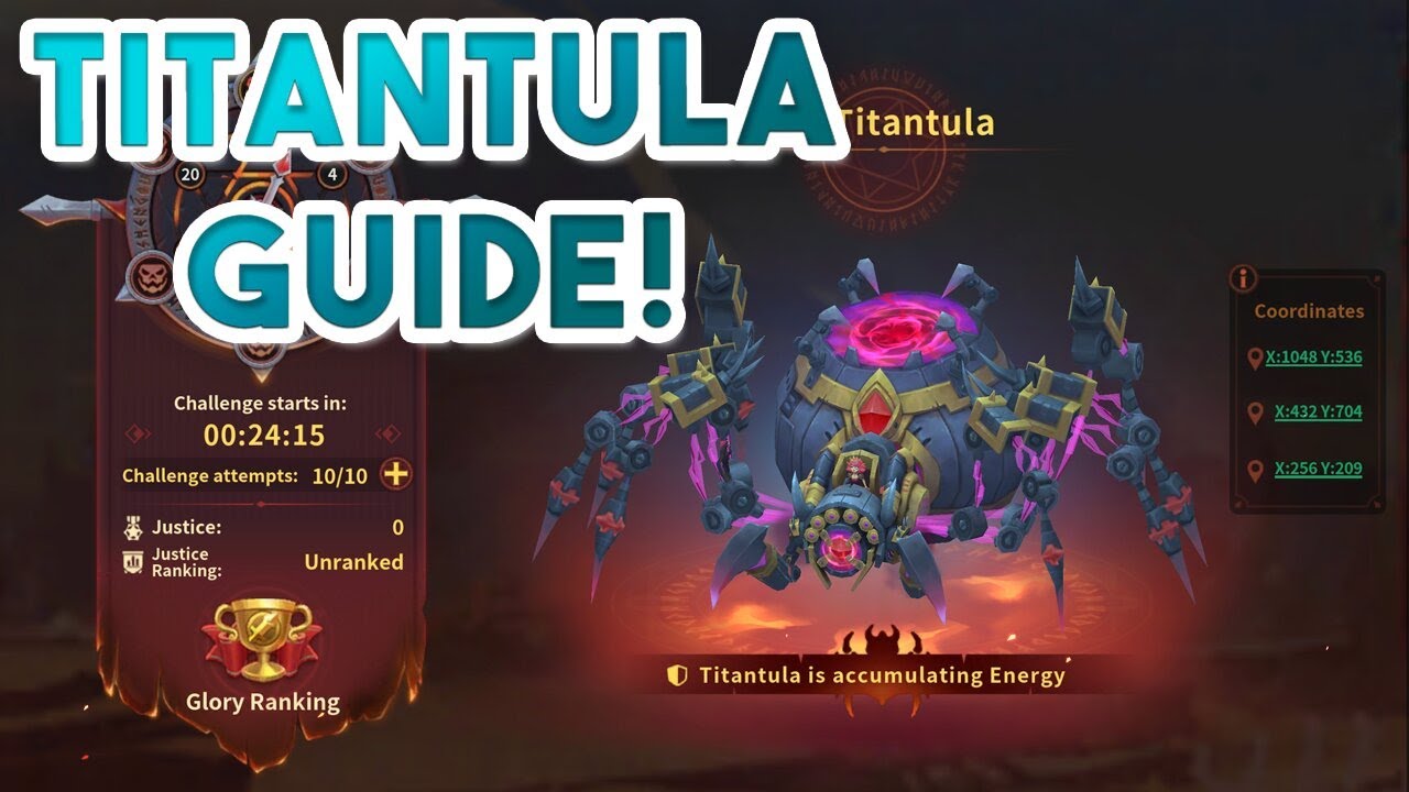 TITANTULA GUIDE - Infinity Kingdom