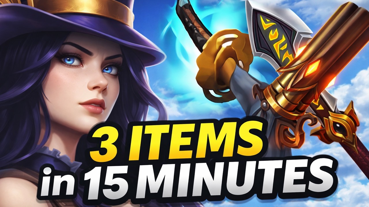 3 ITEMS in 15 MINUTES CAITLYN = GG WP