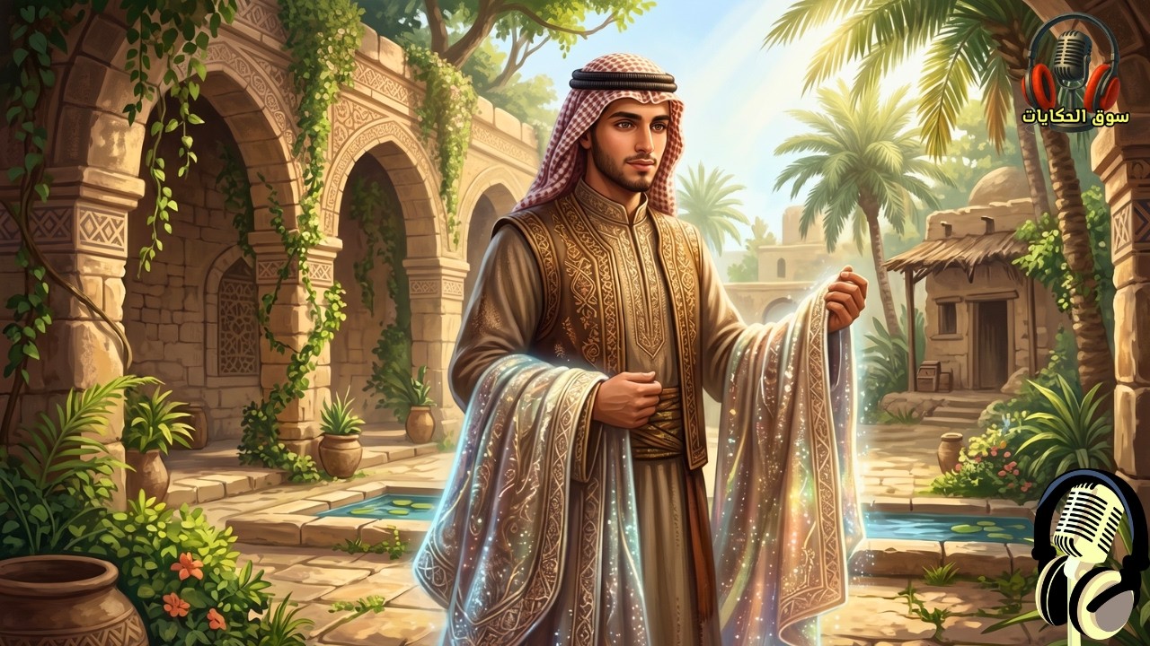 قصة المتشرد والرداء العجيب، من القصص الخيالية المعبرة قبل النوم، ضع السماعات واستمع، سوق الحكايات