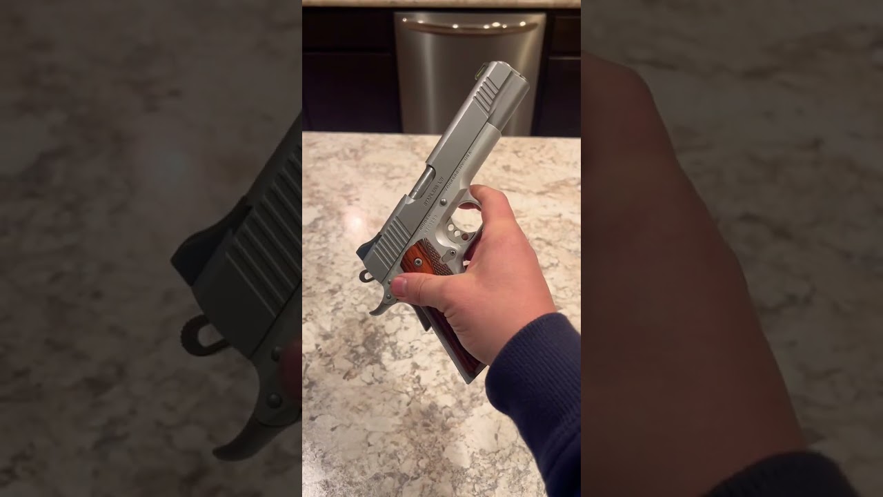 Kimber LW or Kimber custom!?🤔💥 #asmr #new #reels #shorts #gunasmr #guns #kimber #youtubeshorts #45