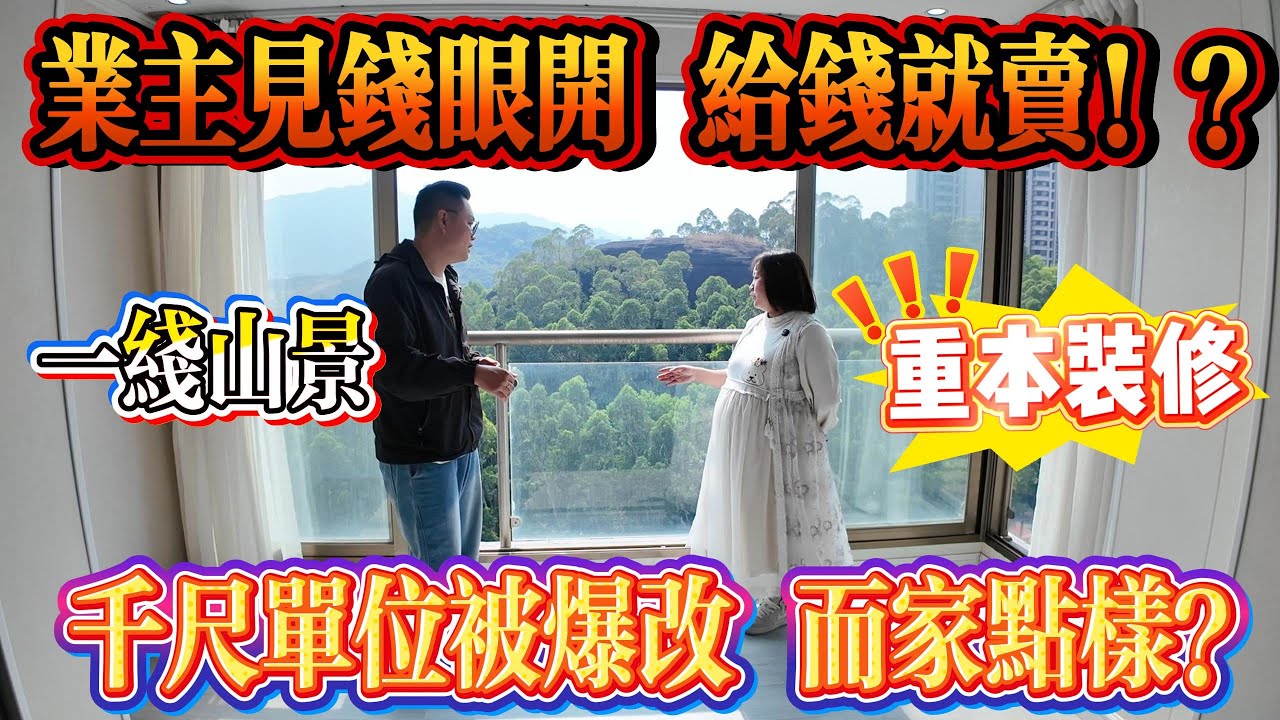 業主見錢開眼，俾錢就賣！？千呎單位被爆改，而家究竟點樣？一線山景加持，業主重本裝修，到底值唔值得？#大亞灣 #惠州 #惠州房產 #港人置業 #二手筍盤 #房地产