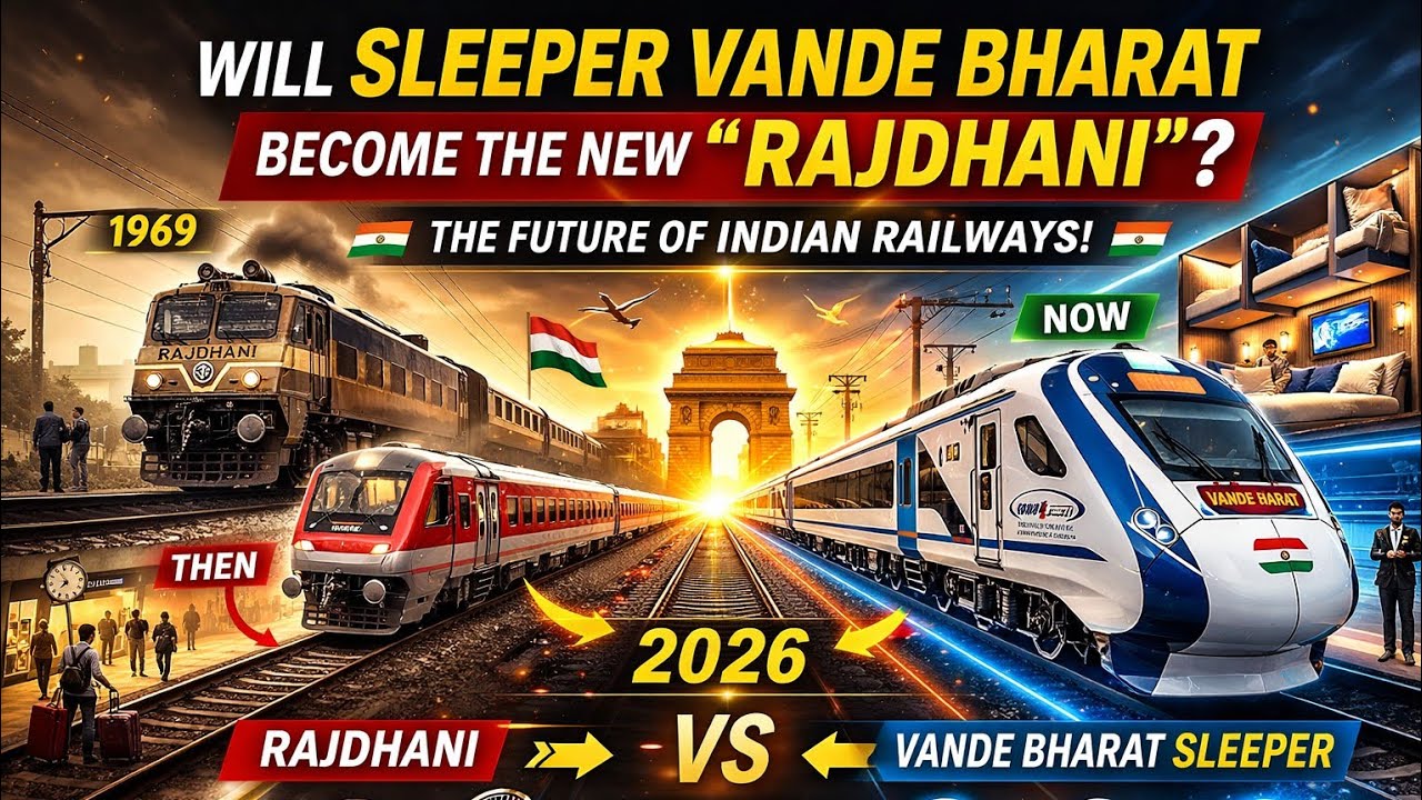क्या Sleeper Vande Bharat ही बनेगी भारत की नई राजधानी? #viral #reels #rajdhaniexpress 