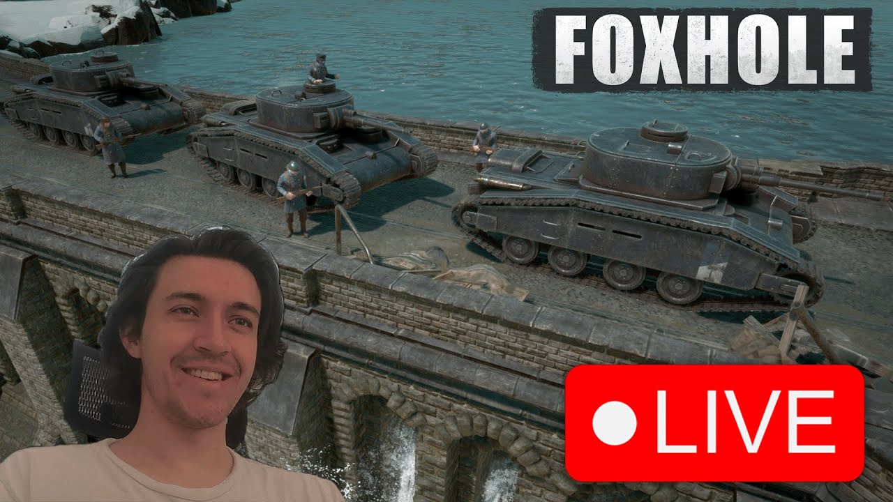 🔴 FOXHOLE AIRBORNE // WAR 132  // WARDEN FRONTLINE // LIVE GAMEPLAY