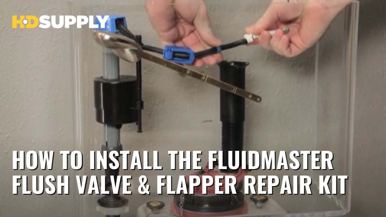 How to Install the Fluidmaster Flush Valve & Flapper Repair Kit | HD Supply