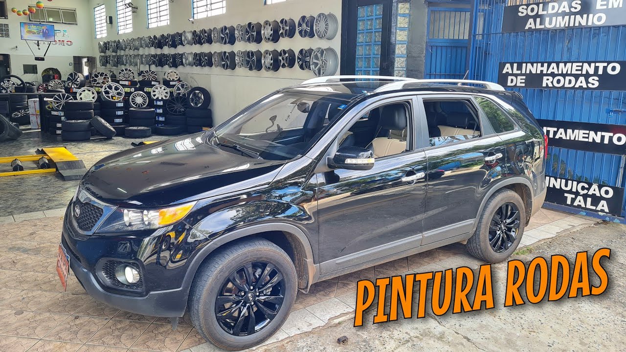Kia Sorento Pintura Rodas Black Piano Aro 18