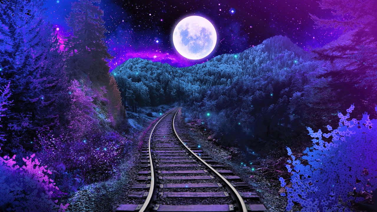 Magical Night 💜 Calming Deep Sleep Music | Gentle Healing Relaxing Music