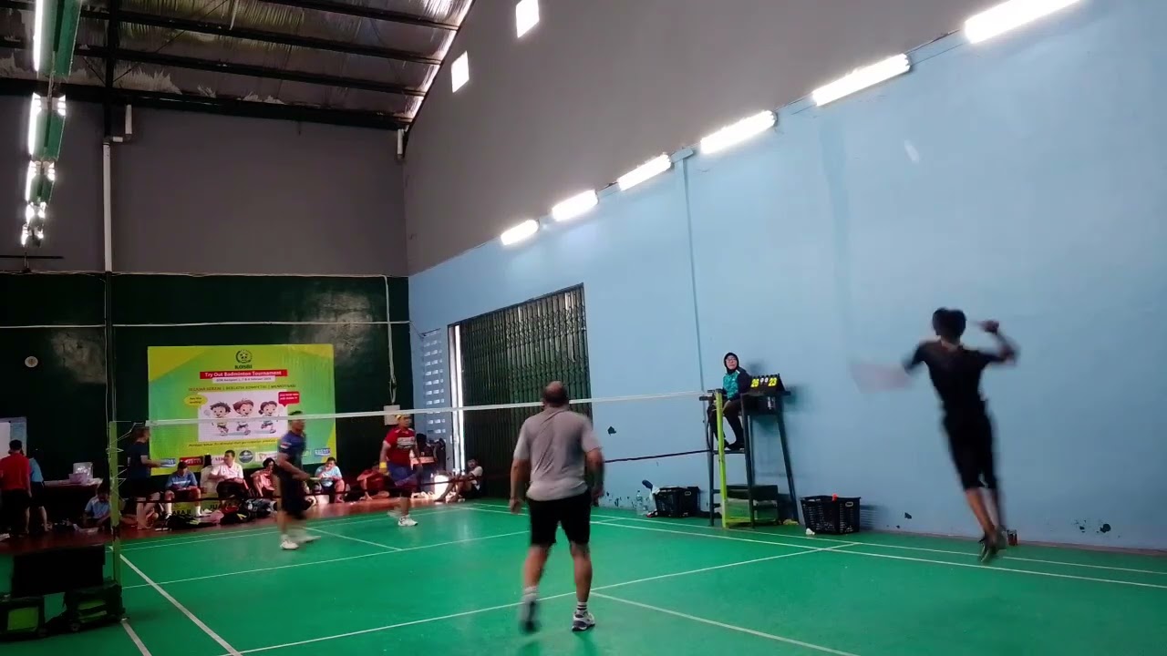 Turnamen Kempoel HUT H.Samsuri. R1 Subhan/Gun Gendut Vs Anto KC/Narso. 38-42