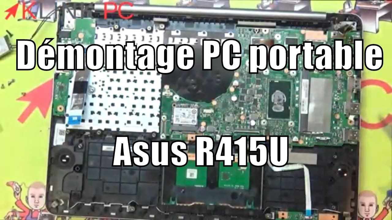 Как разобрать ноутбук Asus R 415 U