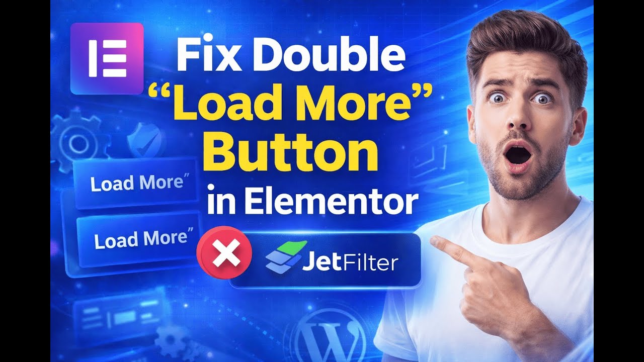 Fix Double 'Load More' Button in Elementor and JetFilter Plugin (Crocoblock Tutorial)
