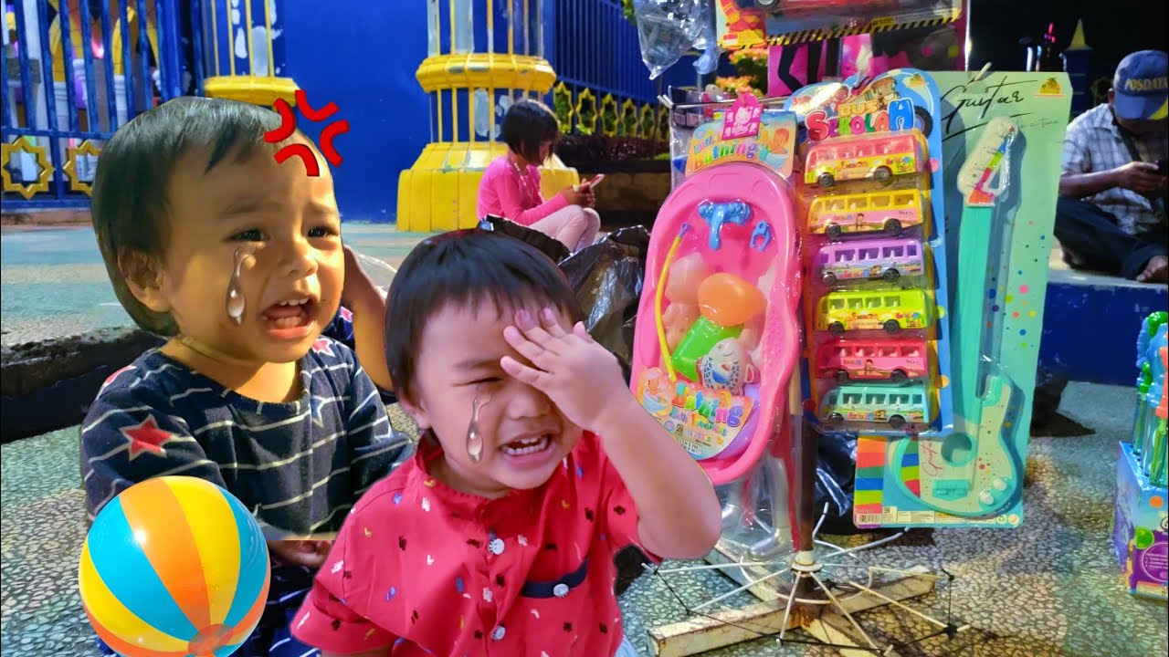 Seharian Jagain Dede Bayi Lucu 💞 Borong Mainan Anak Perempuan Masak Masakan Es Krim, Balon Bubble