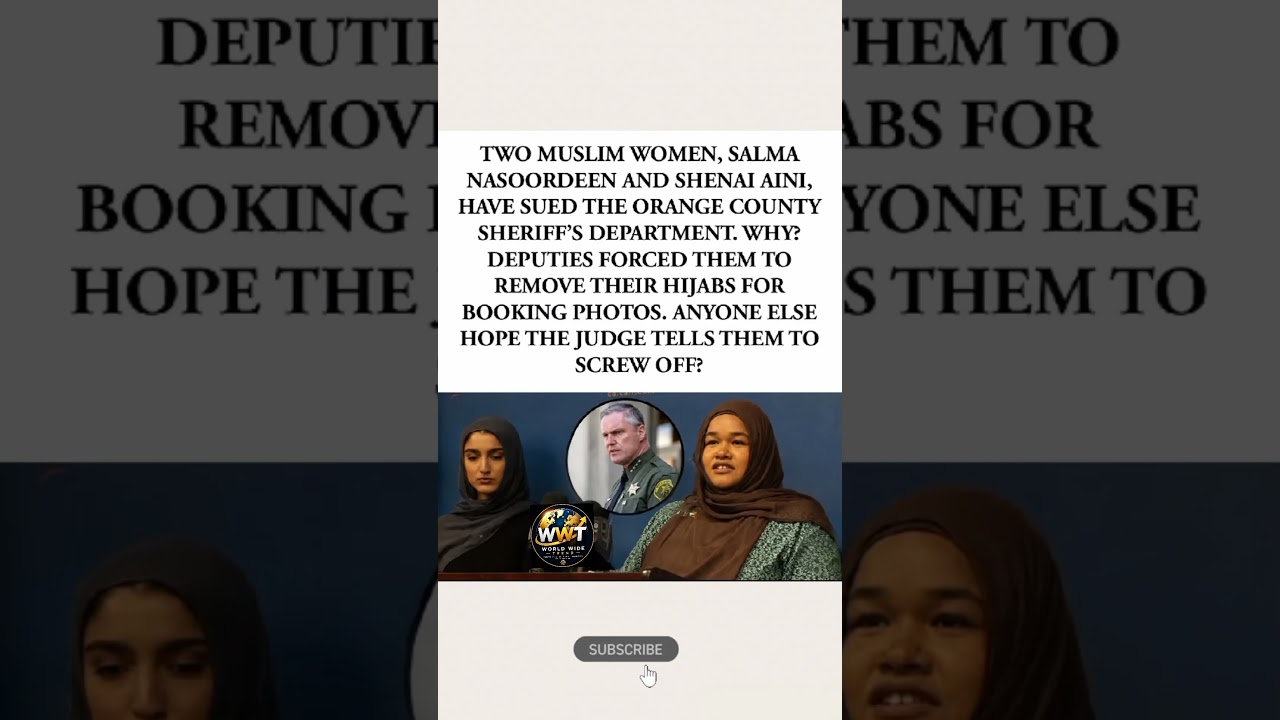 Muslim Women Sue Sheriff's Department Over Hijab Removal During Booking #shorts