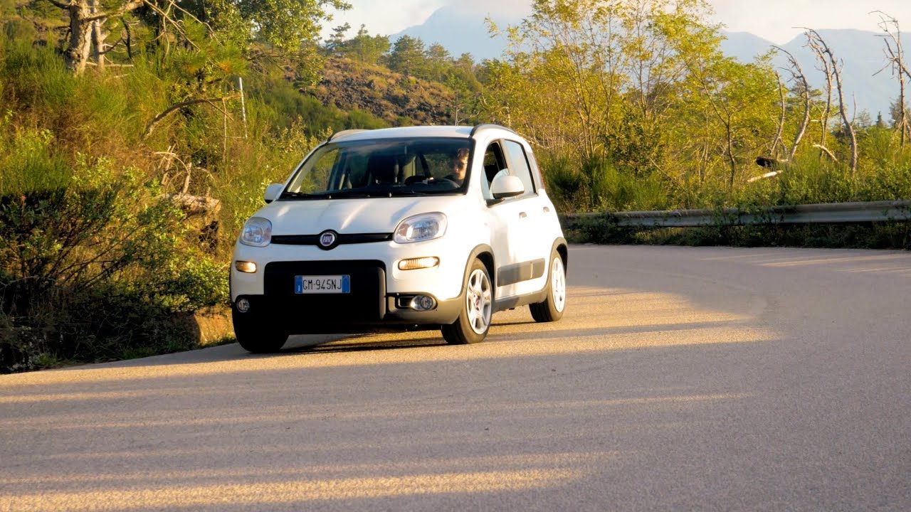 Can The New Fiat Panda Hybrid Climb A Volcano?