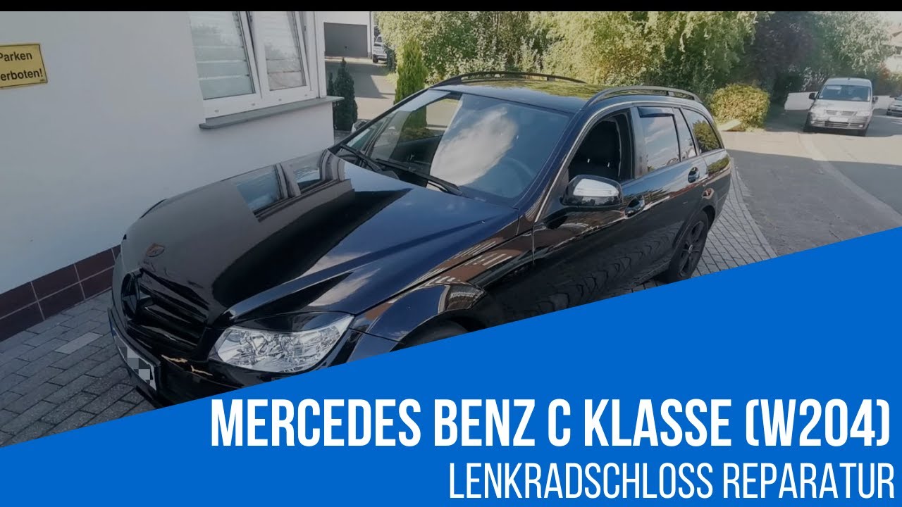 Mercedes C Klasse W204 Zündschloss / Lenkradschloss Reparatur (EZS/ELV Reparatur) beim EZS-Doktor24!