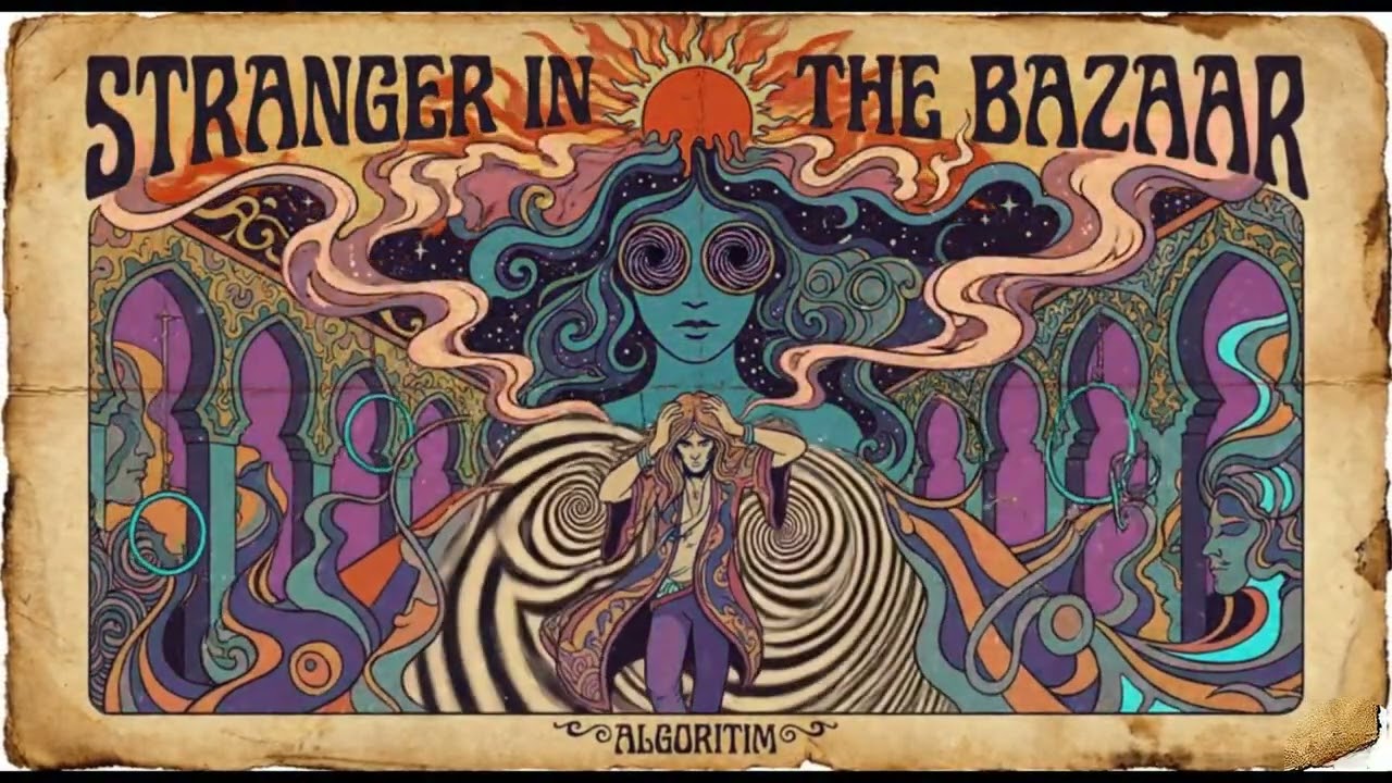AlgoRitim - The Stranger in the Bazaar 🕌 | 70s Anatolian Psychedelic Rock (Erkin Koray Style AI)