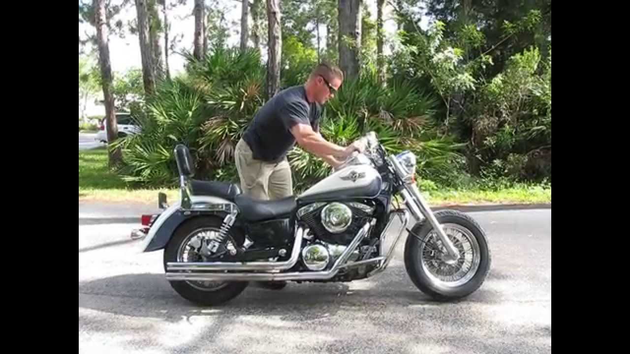 1368 97 Vulcan CLASSIC VN1500D wht blue Fallen Cycles Test Ride