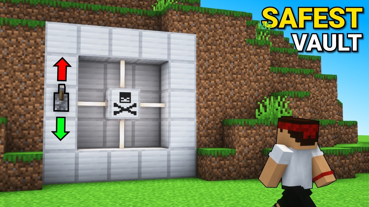 The WORLD'S Safest Vault With TRAP In Minecraft!