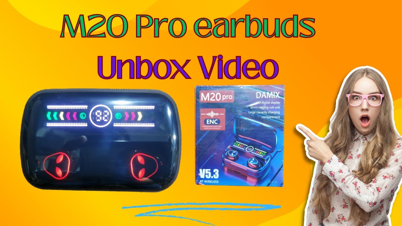 M20 Pro Earbuds Unboxing: Discover the Latest in Wireless Bluetooth Technology!