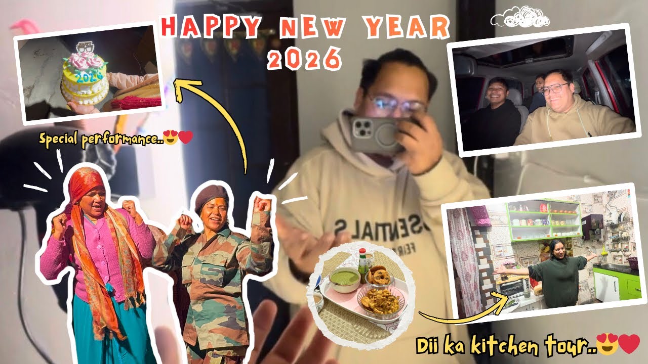 HAPPY NEW YEAR 2026…🥳❤️✨ || SPECIAL PERFORMANCE 😍❤️ || Dii ka kitchen tour..😍 #newyear2026 