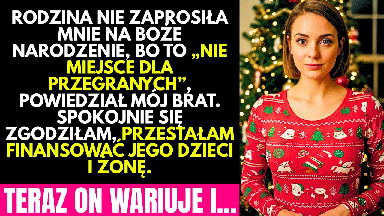 NIE DOSTAŁAM ZAPROSZENIA NA BOŻE NARODZENIE, BO JESTEM „PRZEGRANĄ” — WIĘC MOJA SPOKOJNA ZEMSTA...
