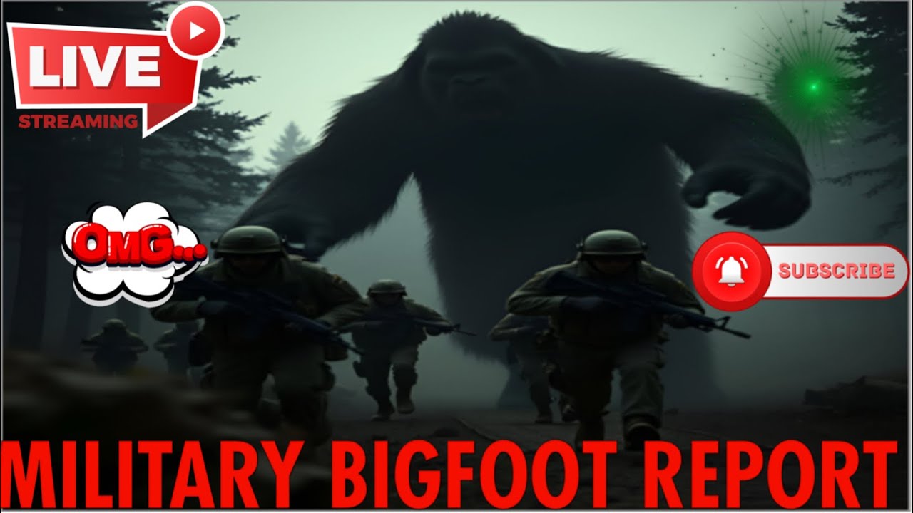 Military Bigfoot Report ( Livestream at the Shop Read ) 