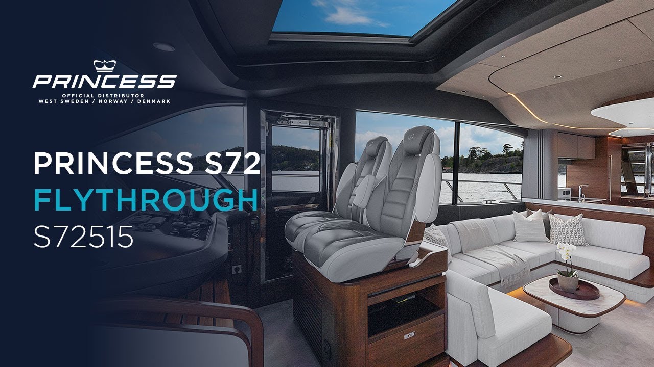 2023 Princess S72 flythrough (S72515) * FOR SALE