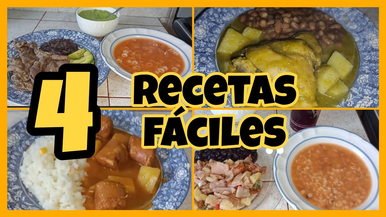 Recetas Fáciles  Comidas caseras sabrosas #fyp #viralvideo #parati #recetas 