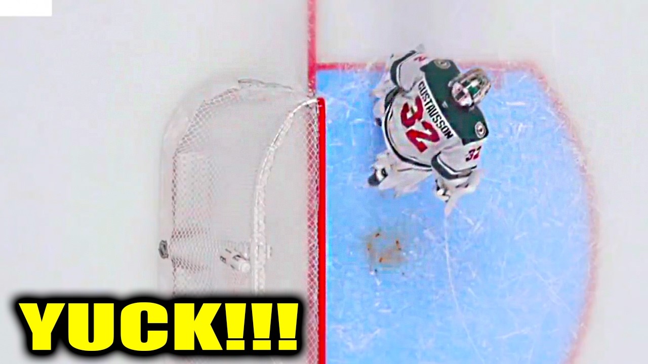Filip Gustavsson Pukes Throws Up in Crease Leaves Game | Minnesota Wild vs Avalanche 2026 Highlights