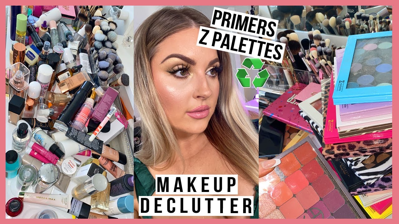 Makeup Primers, Z Palettes & More! 😱💕 HUGE DECLUTTER & ORGANISATION 2020
