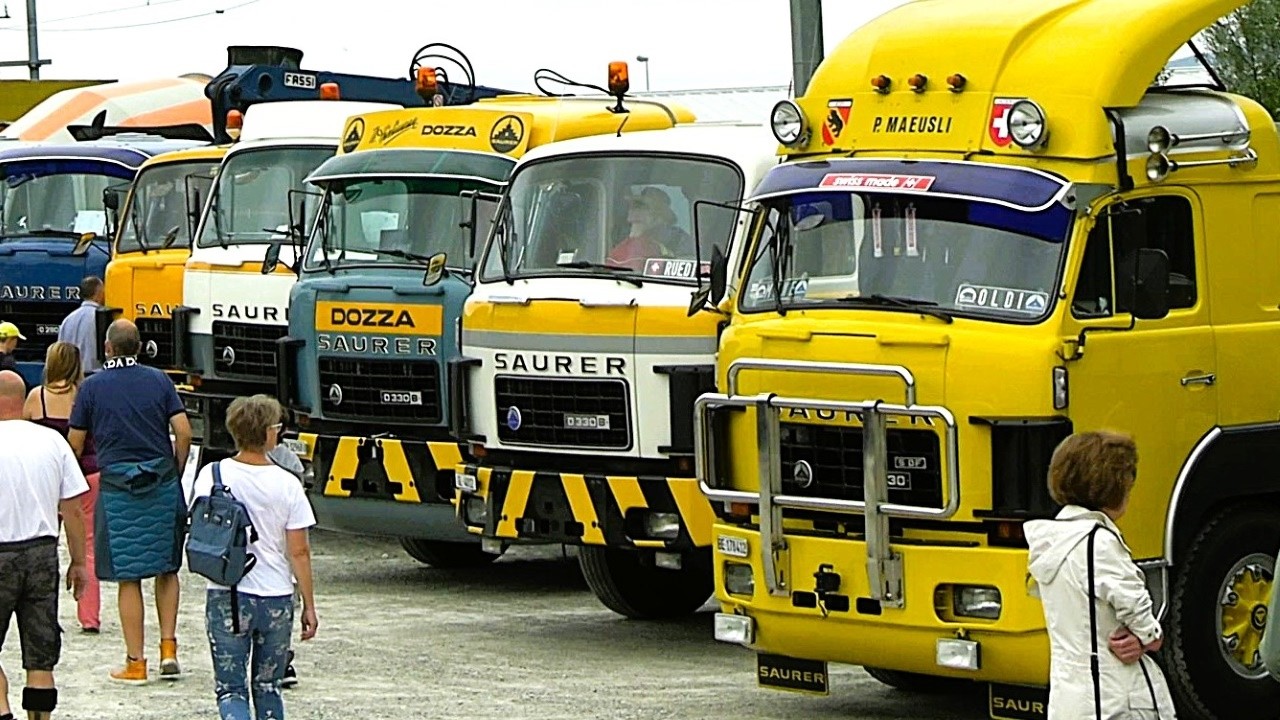 The Once WORLD-FAMOUS Swiss Utility Vehicles - Saurer Classic Truck Meeting Sursee
