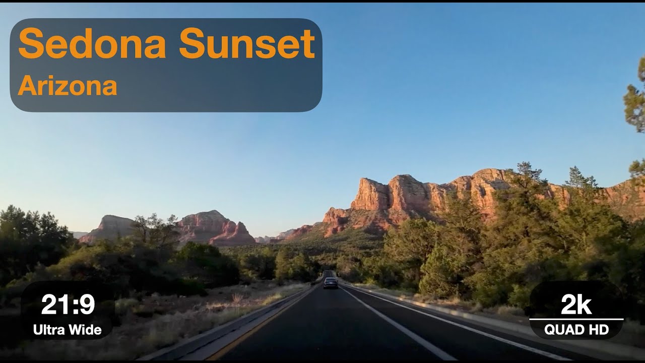 Sedona Sunset | 21:9 Aspect Ratio, 2k QHD Resolution
