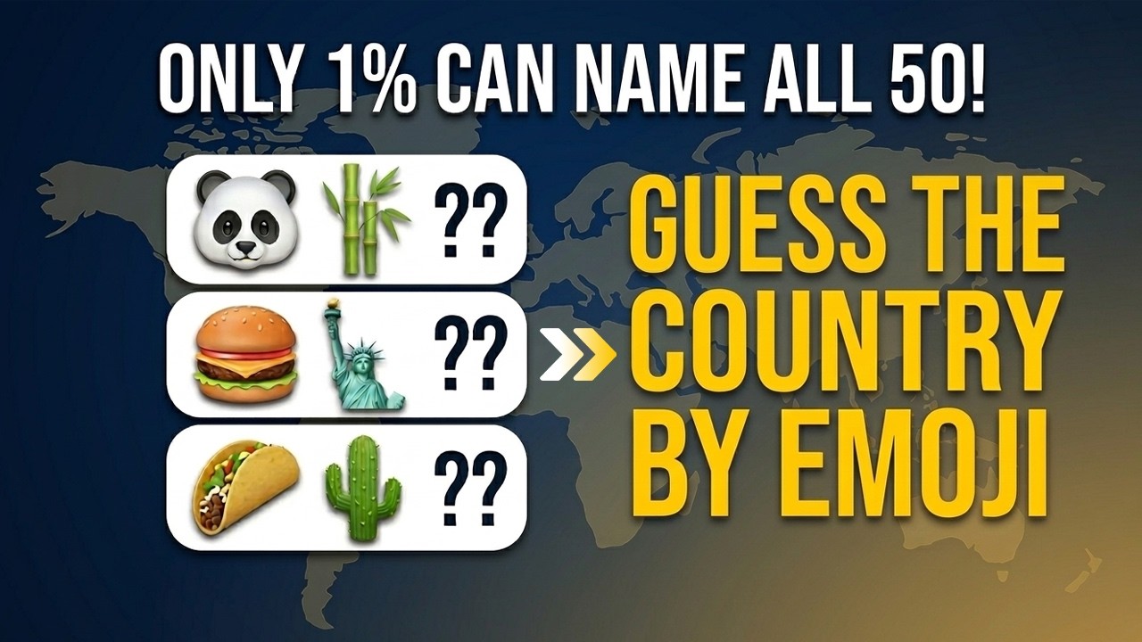 Only 1% Can Score 50/50 On This Emoji Geography Quiz (Can You?)