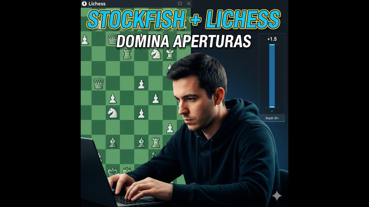 Cómo Usar Stockfish y Lichess para Crear un Repertorio de Aperturas Ganador