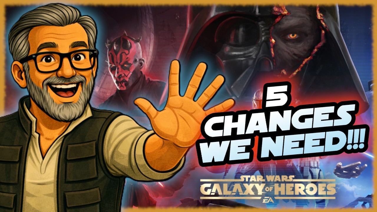 5 изменений и улучшений, которые нам необходимы в SWGOH к 2026 году!!!