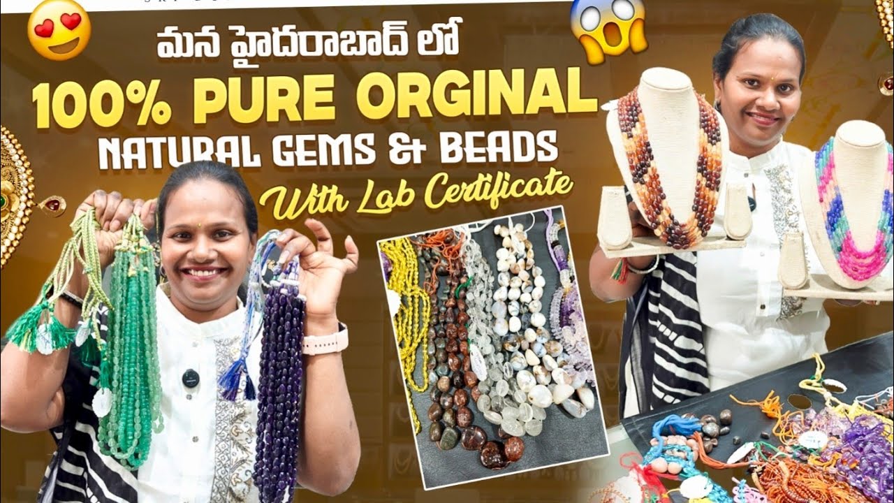 💎 Original Gems & Beads Jewellery 💎 Collection | Handmade Designs #handmadejewellery #beads #gems