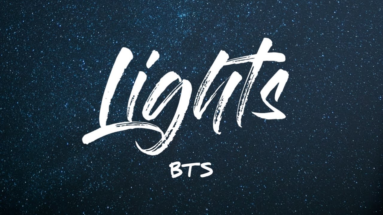 BTS - Lights KARAOKE Instrumental With Lyrics