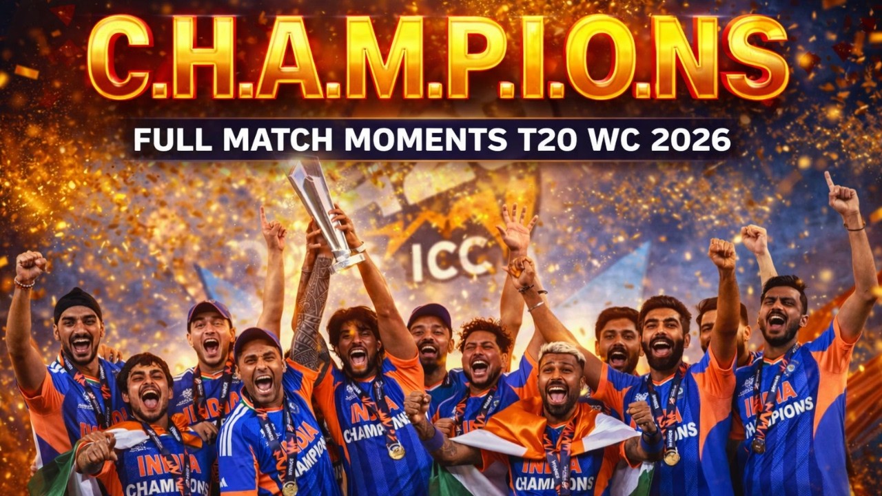 India Are CHAMPIONS! | T20 World Cup 2026 Final | Full Match Moments