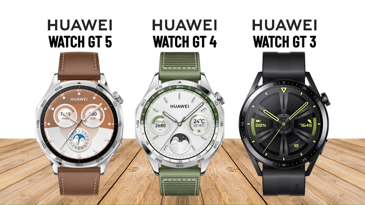 Huawei Watch GT 5 vs GT 4 vs GT 3 &ndash; Ultimate Smartwatch Comparison!