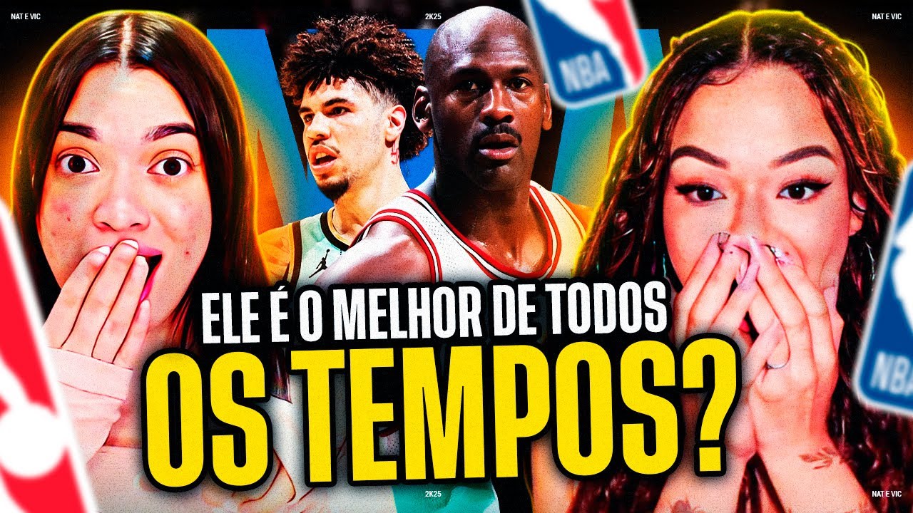 NBA 2 EM 1 - HIGHLIGHTS: MICHAEL JORDAN &  LAMELO BALL | Nat e Vic MV [REACT]