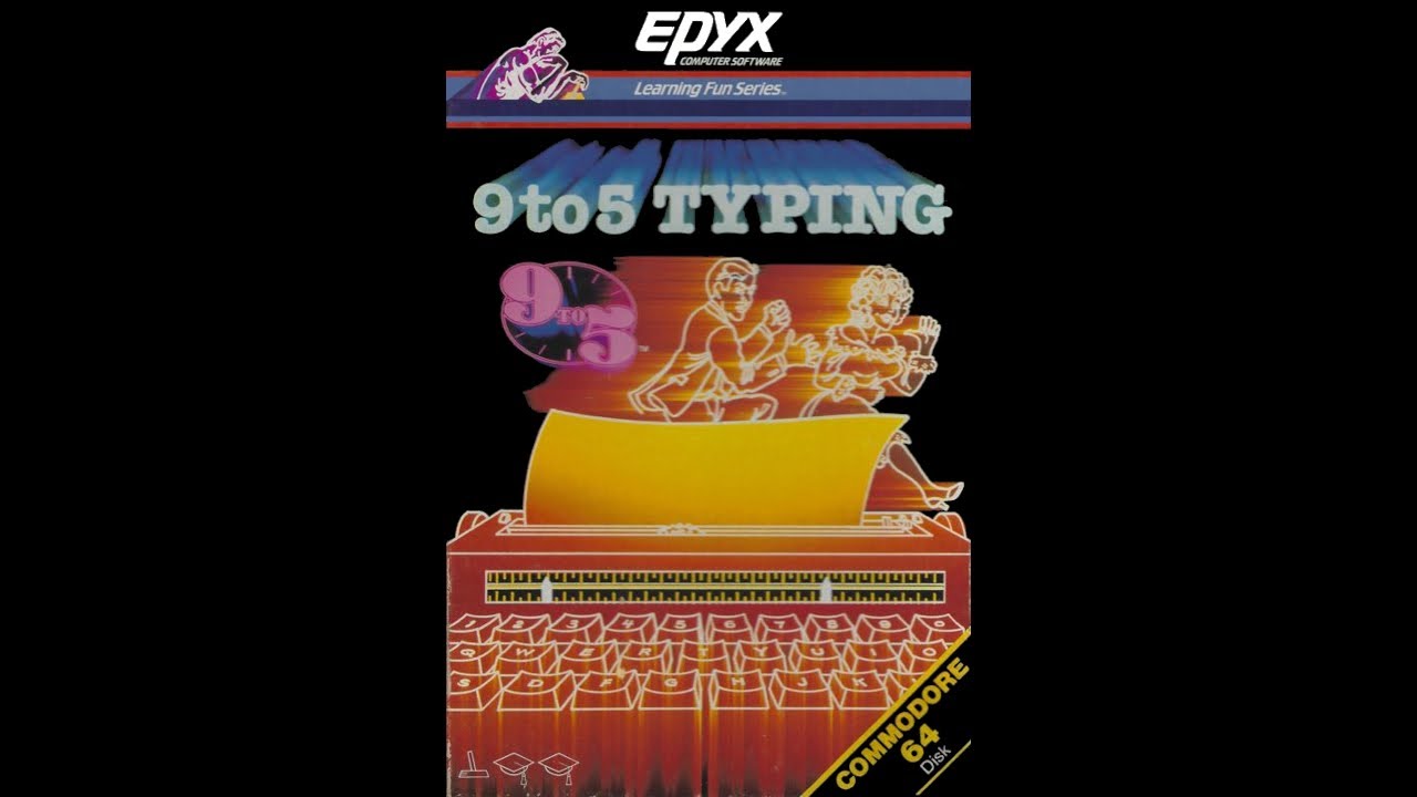 Commodore 64 - 9 to 5 Typing 'Title & Gameplay'