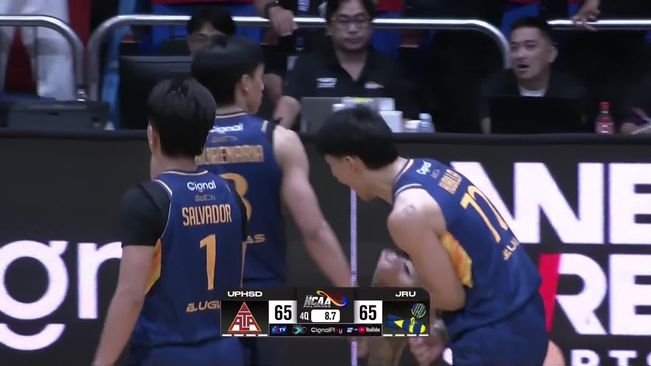 JRU's Laurenaria, Hubilla TIE THE GAME 💣 vs Perpetual in 4Q | NCAA Season 102 Men&rsquo;s Basketball