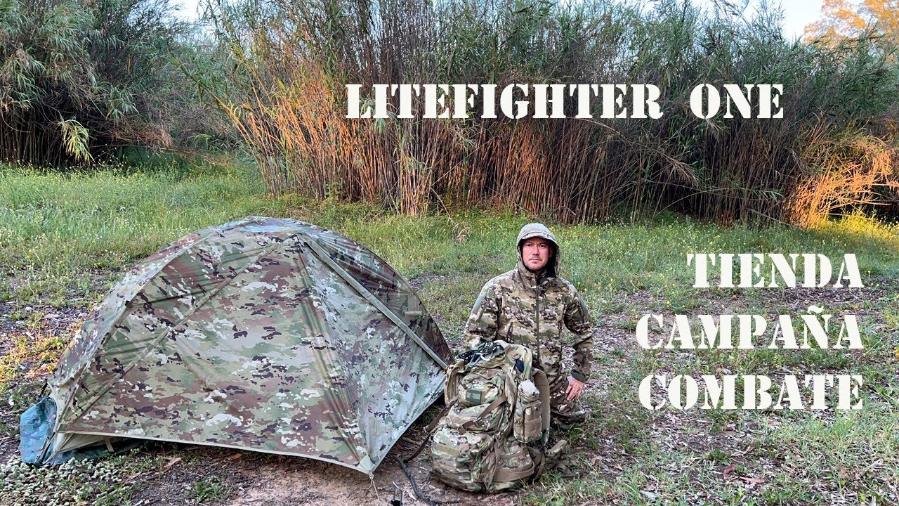 Noche de acampada con la Tienda de Combate LiteFighter