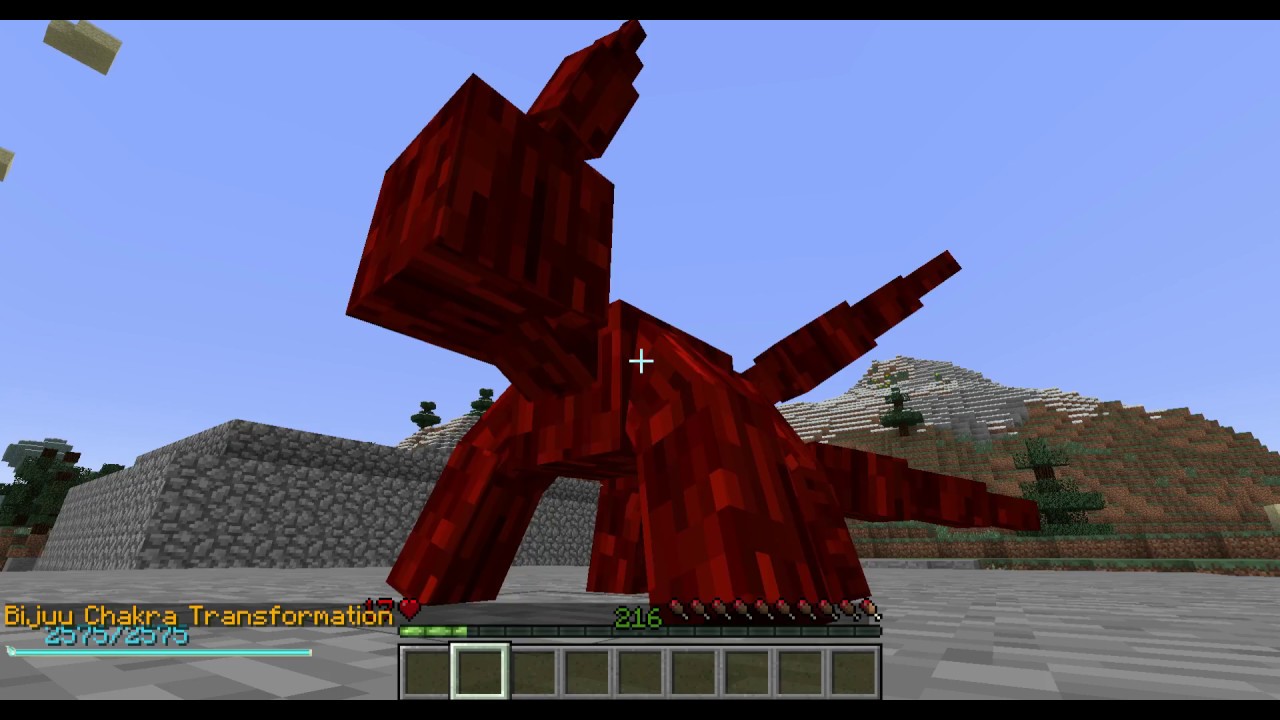 Minecraft Naruto Mod Tailed Beast Tranformations