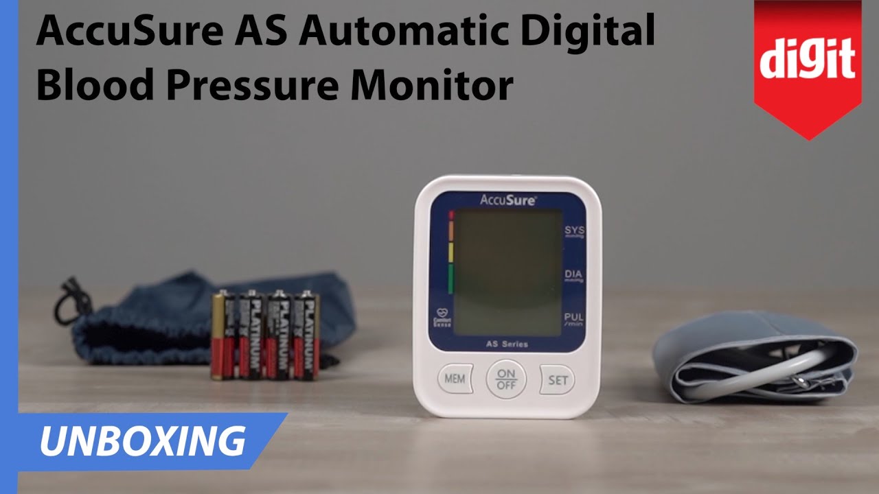 AccuSure AS Automatic Digital Blood Pressure Monitor Unboxing