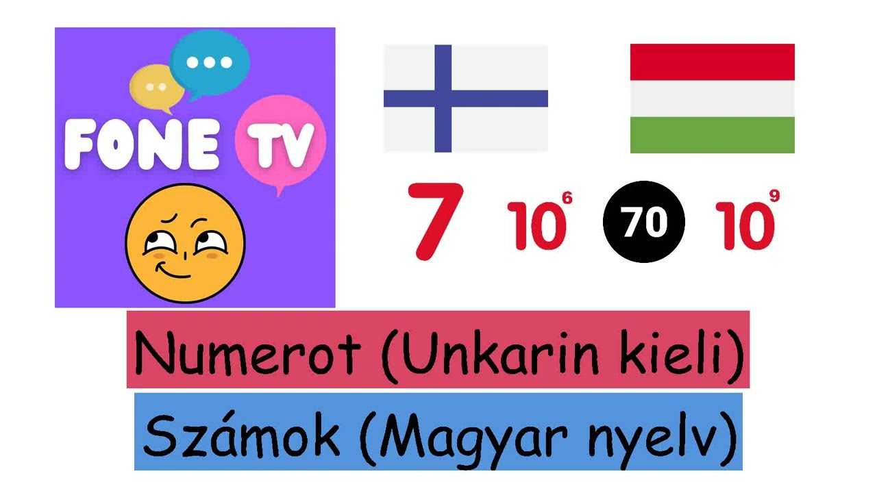 Numerot (Unkarin kieli) (fi-hu)